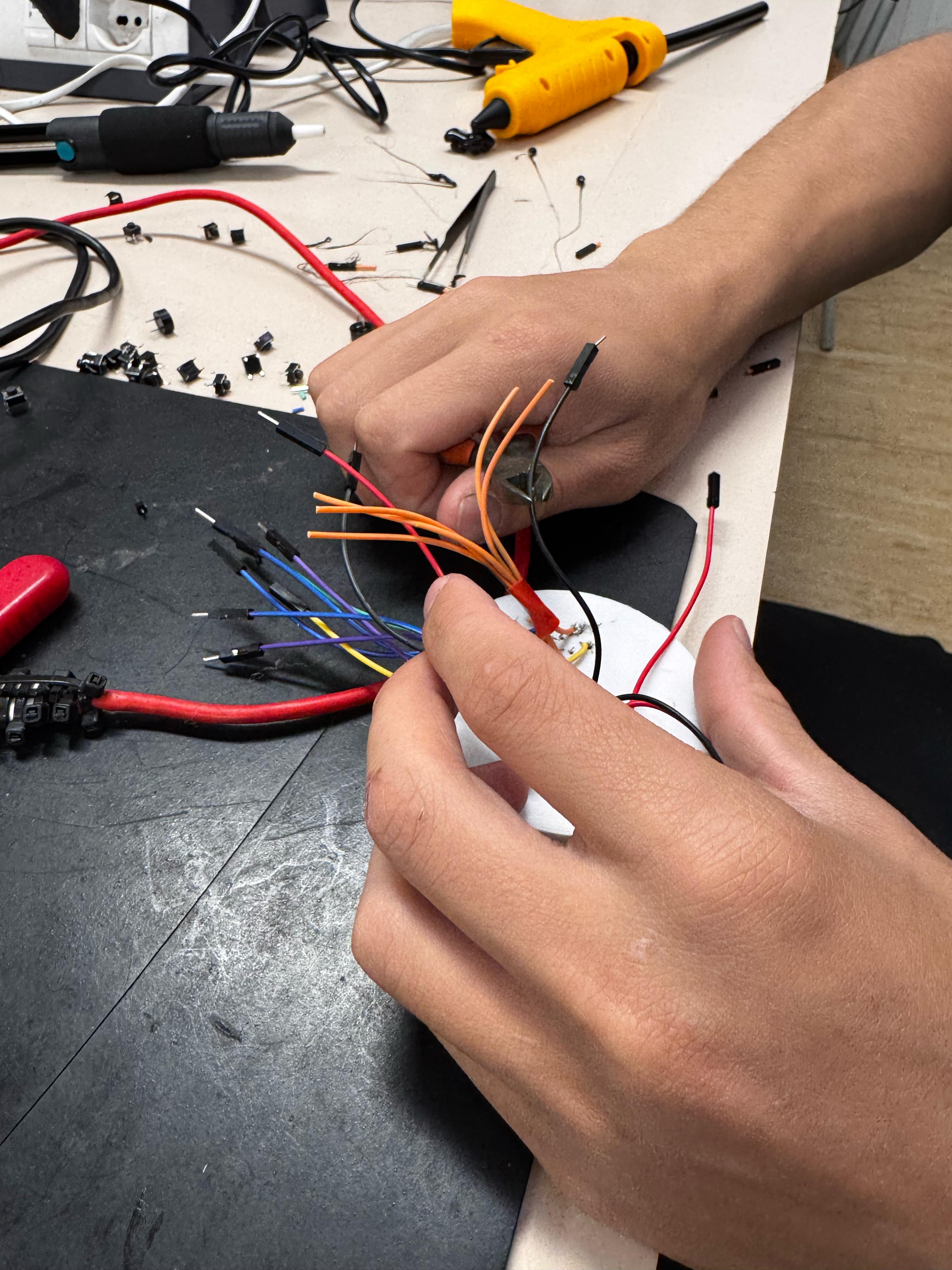 Display del prodotto acceso